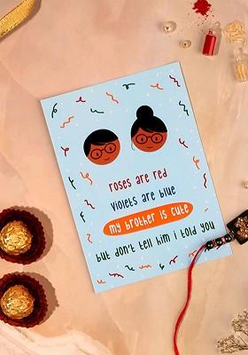 Unisex Wall Art Rakhi Gift Set