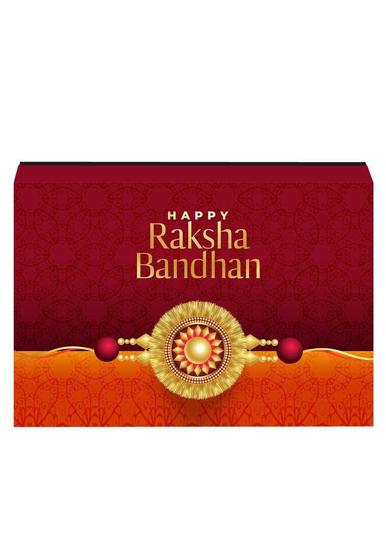 Set Of 2 Rakhi With 1 Watch 1 Perfume And Hamper Gift Box - Indya