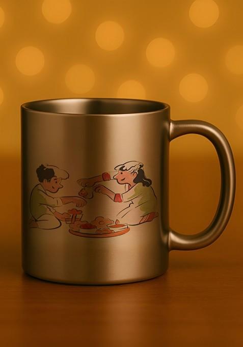 Printed Ceramic Glossy Mugs Set Of Cups And Mugs