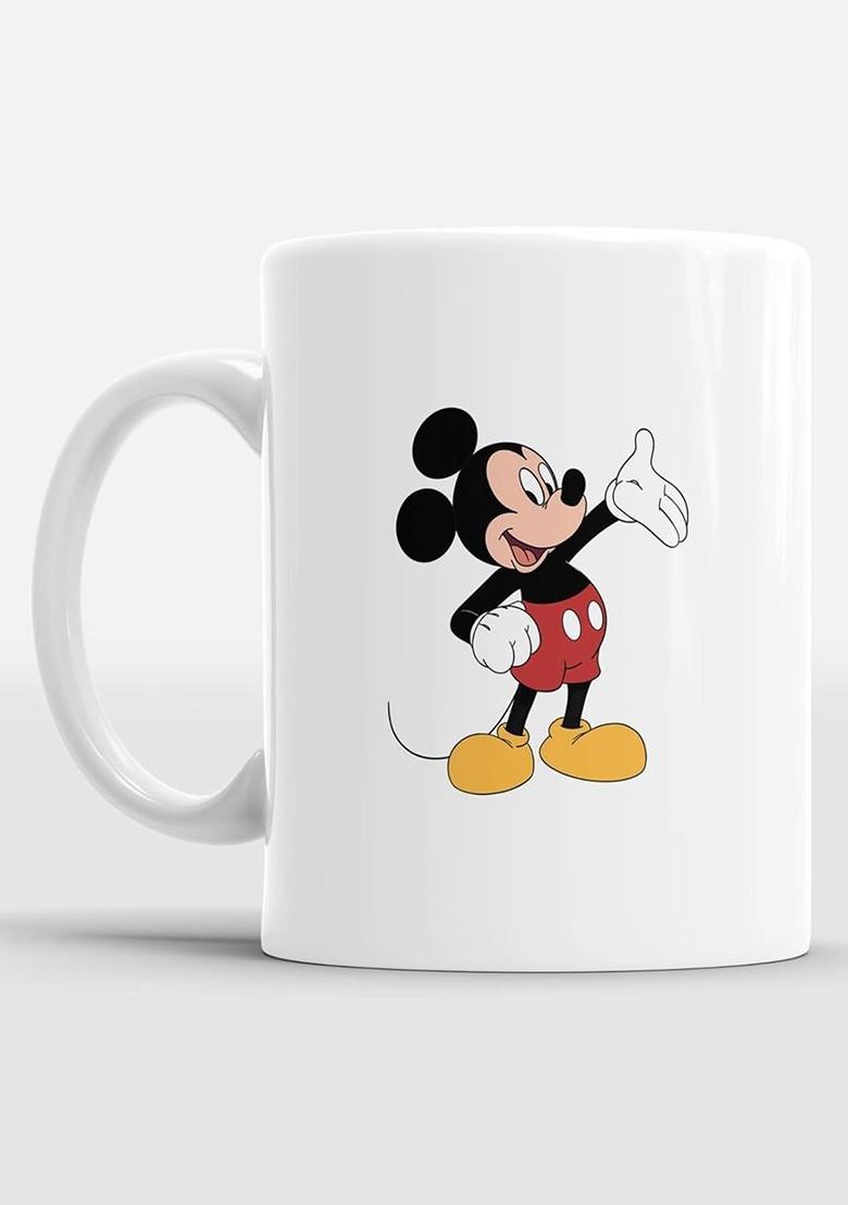 5 Pcs Mugs With Greeting Card And Roli Chawal Rakhi Gift Set - Indya