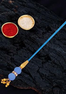 2 Pcs Bhaiya And Bhabhi Rakhi Gift Set