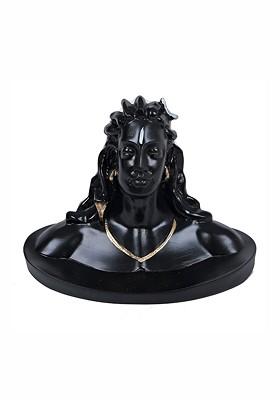 Set Of 4 Rakhi And Black Adiyogi Showpiece