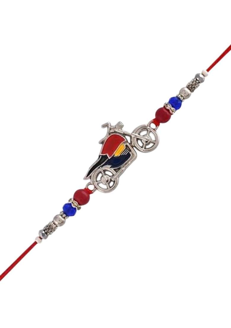 Kids Set Of 1 Rakhi With Fridge Magnet - Indya