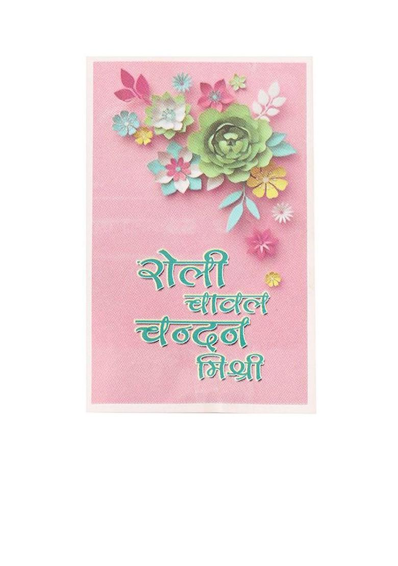 Set Of 2 Religious Designer Ganesh Ji Bhaiya Bhabhi Rakhi With Roli Chawal