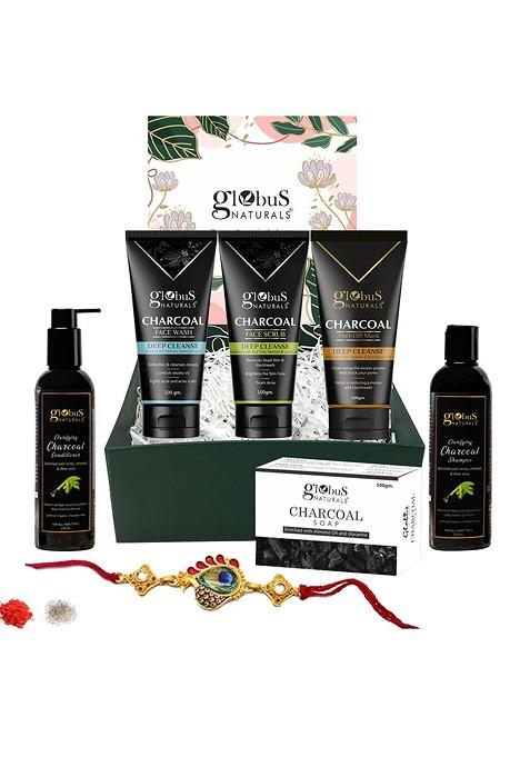 Unisex Set Of 7 De Tan Rakhi Gift Set For Brother And Sister