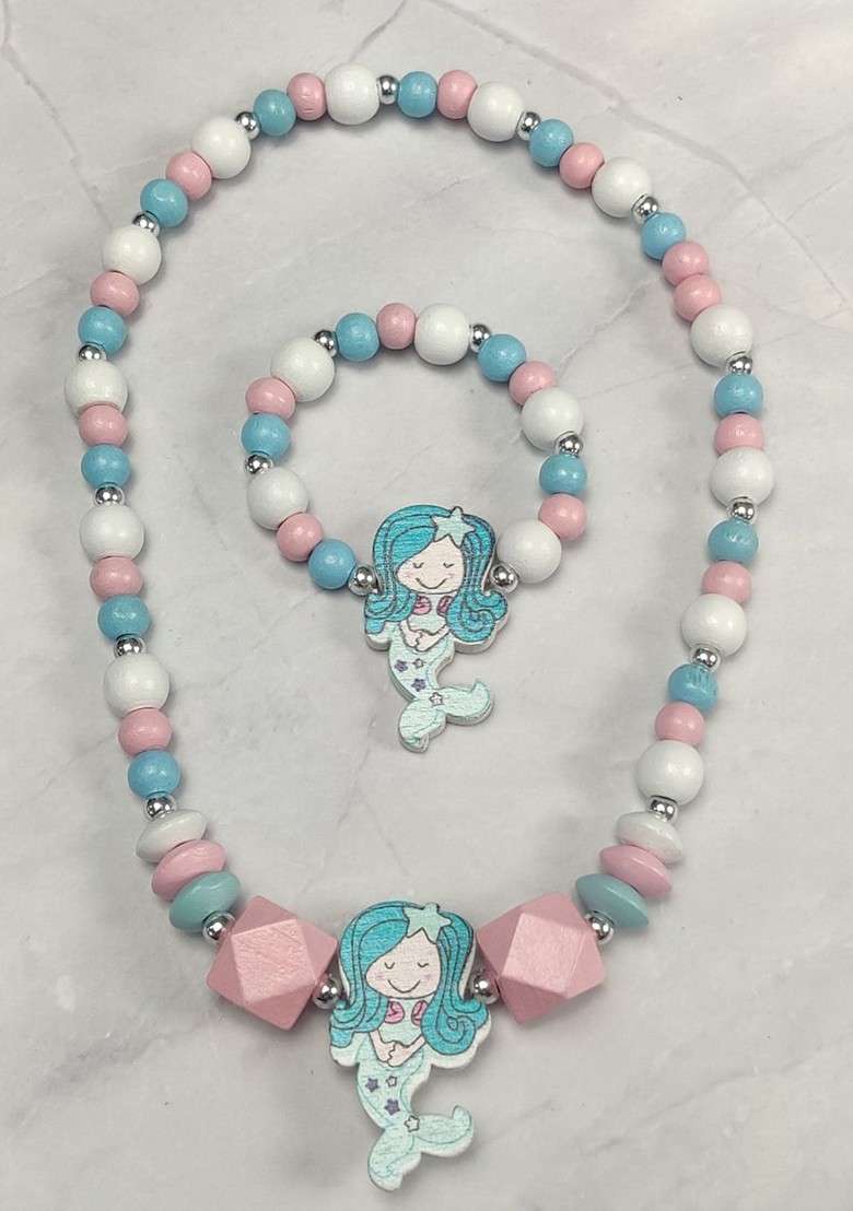 Girls Set Of 2 Rakhi Gift Jewellery Set - Indya