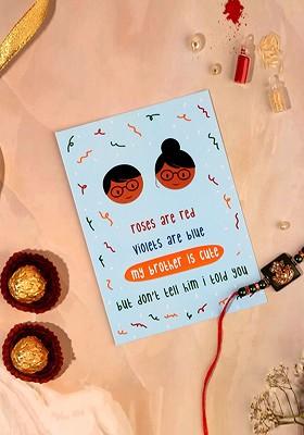 Unisex Wall Art Rakhi Gift Set