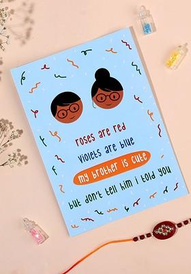 Unisex Wall Art Rakhi Gift Set