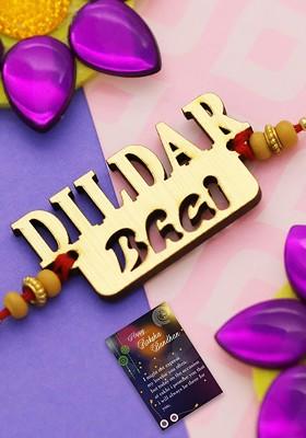 Set Of 2 Rakhi For Bhabhi Bhaiya