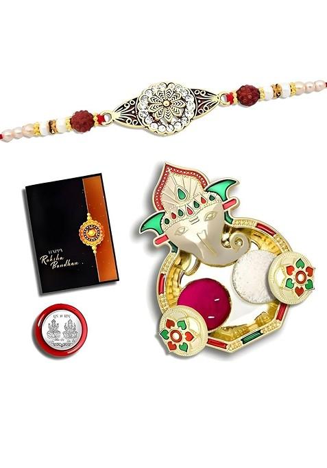 Rakhi Set With Showpieces