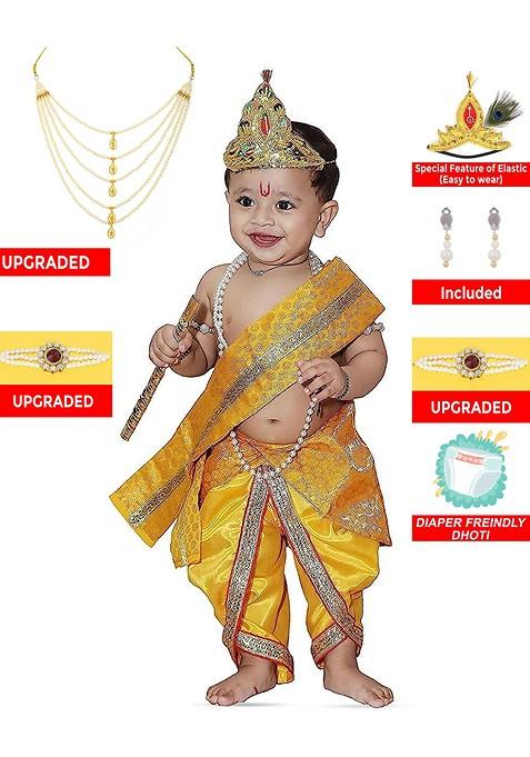 Unisex Kids Top With Dhoti Pants