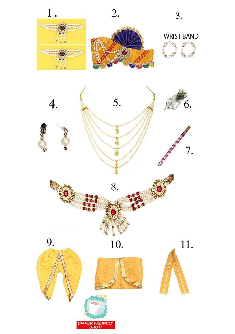 Kids Printed Top With Dhoti Pants