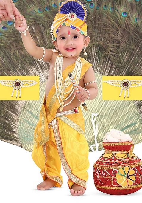 Kids Printed Top With Dhoti Pants