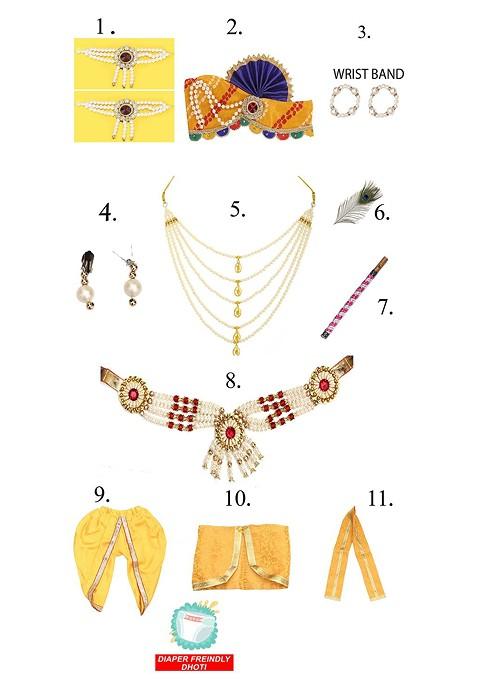 Kids Printed Top With Dhoti Pants