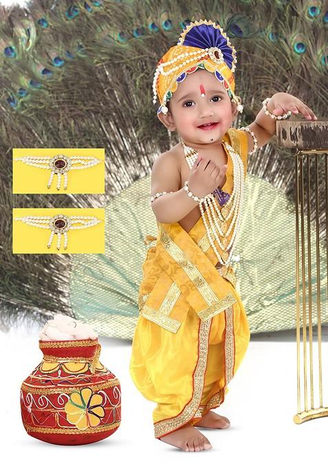 Kids Printed Top With Dhoti Pants