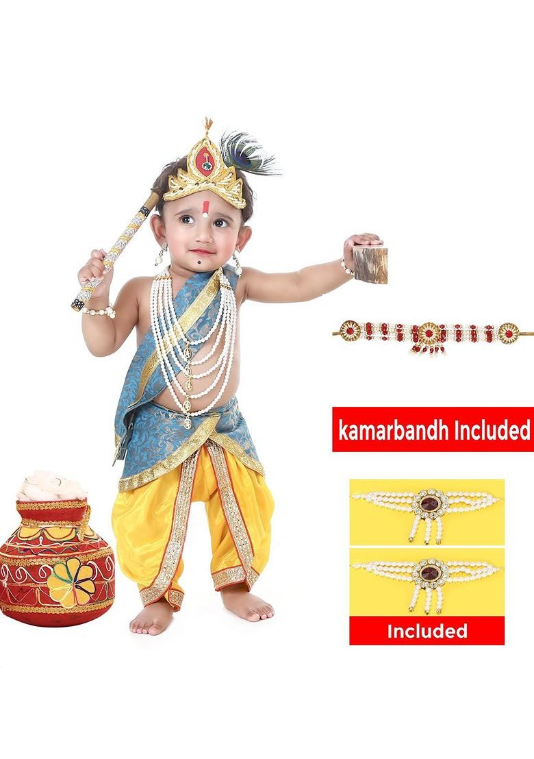 Kids Printed Top With Dhoti Pants