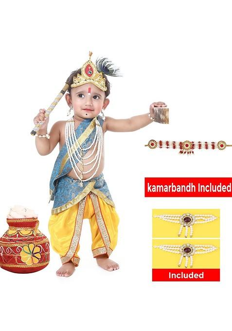 Kids Printed Top With Dhoti Pants