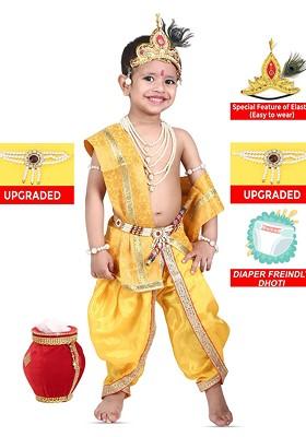 Unisex Kids Top With Dhoti Pants