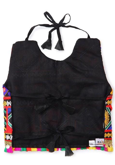 Girls Embroidered Ready To Wear Cotton Lehenga Blouse With Dupatta