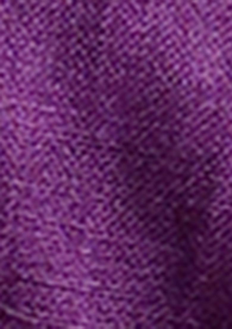 Purple Woven Cotton Kurta Set For Men