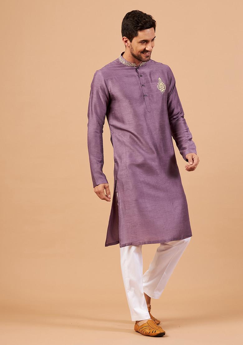 Violet Inara Embroidered Kurta For Men