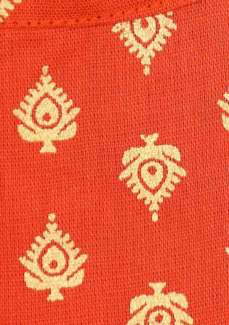 Boys Ethnic Motifs Printed Regular Kurta With Pyjamas - Indya