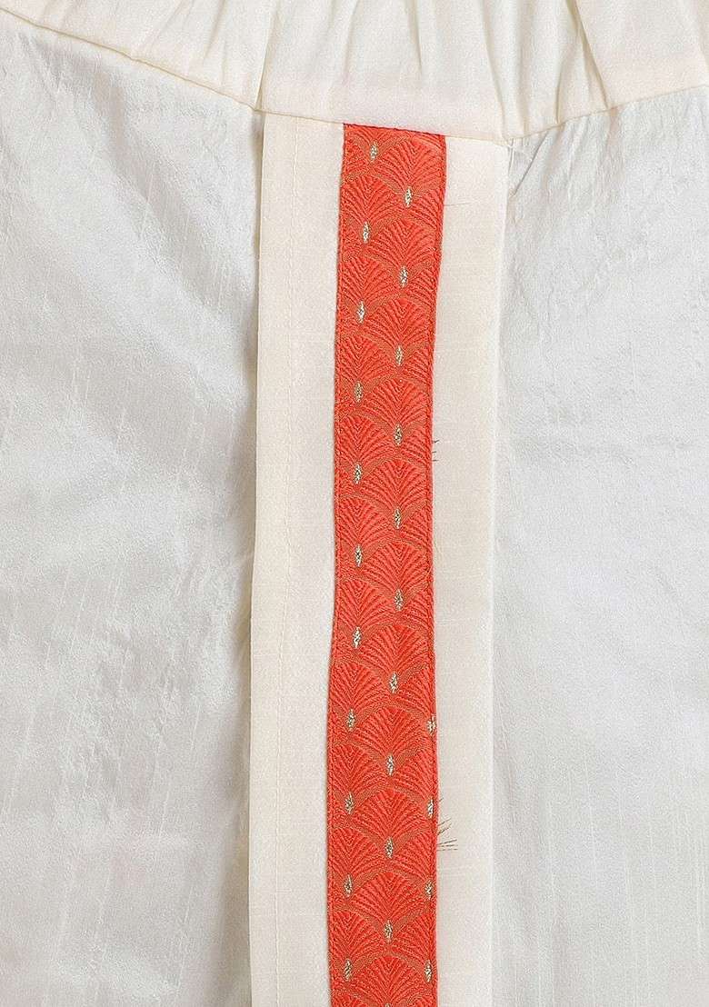 Boys Regular Mandarin Collar Kurta With Dhoti Pants - Indya
