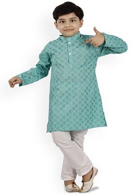 Boys Printed Regular Kurta With Trousers