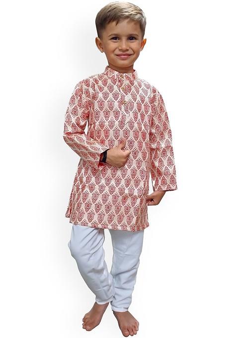 Boys Band Collar Kurta With Salwar