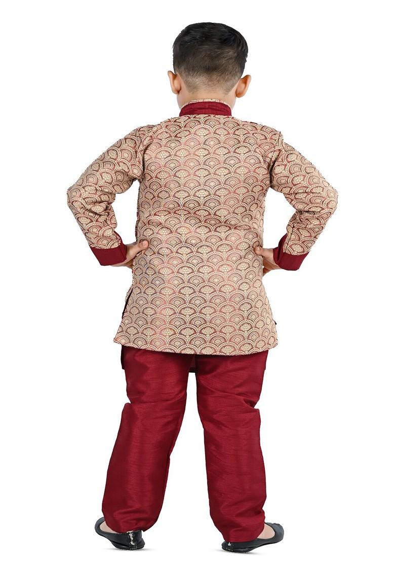 Boys Regular Kurta With Trousers
