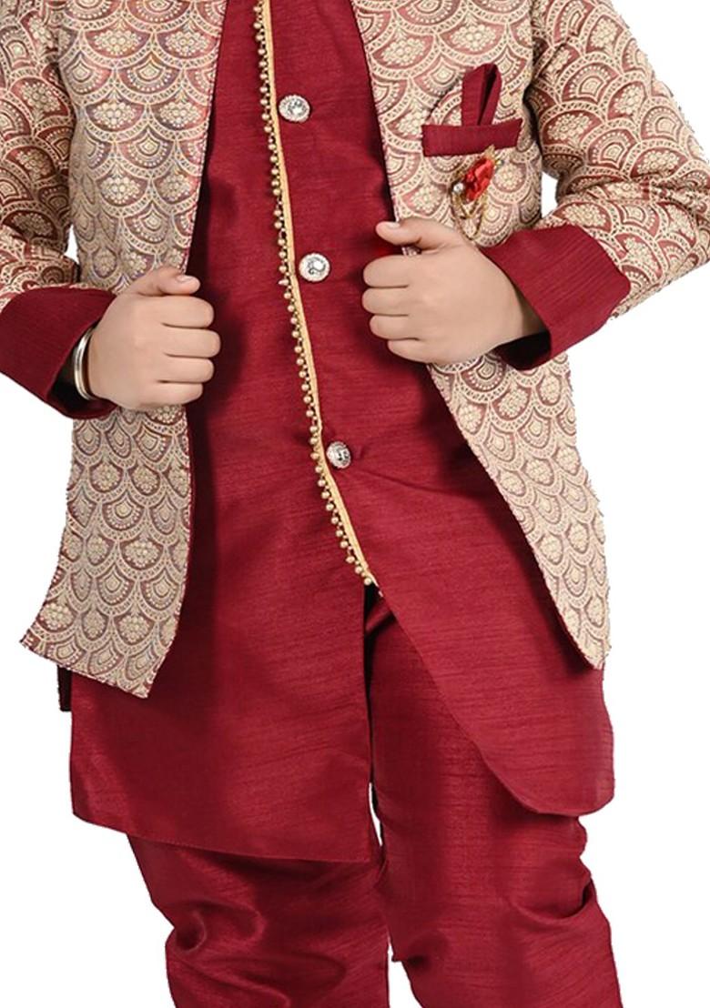 Boys Regular Kurta With Trousers