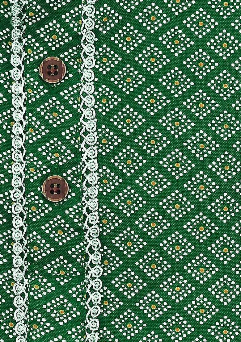 Boys Ethnic Motifs Printed Regular Straight Kurta With Dhoti Pants - Indya