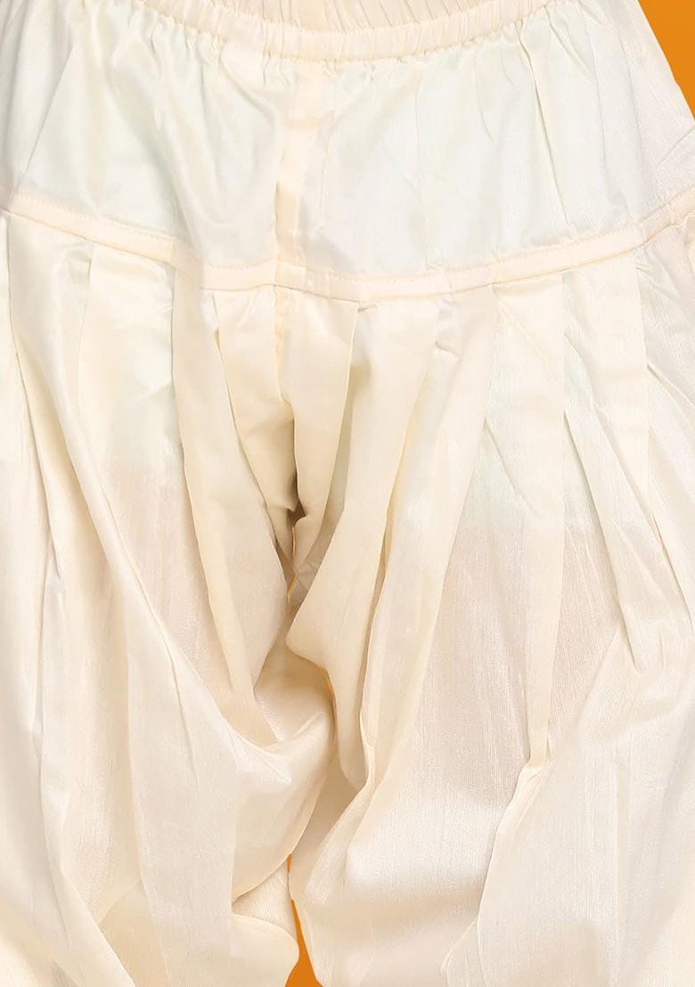 Boys Floral Printed Shirt Collar Regular Kurta With Patiala - Indya