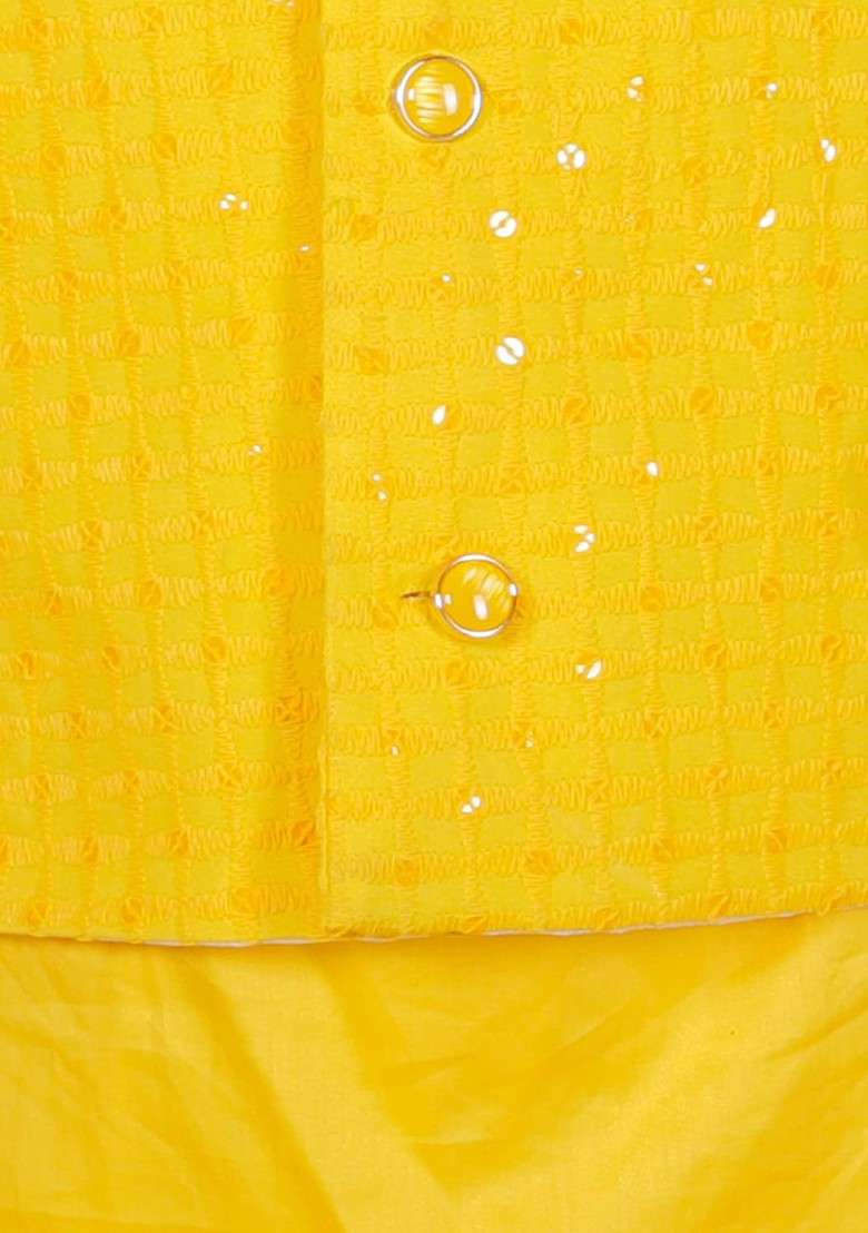 Boys Regular Sequinned Kurta With Pyjamas - Indya