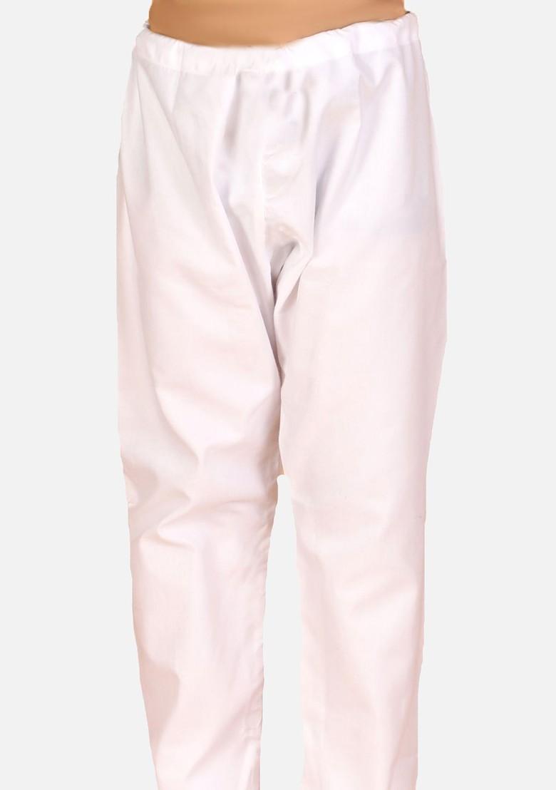 Red Printed Cotton Kurta Set For Boys - Indya