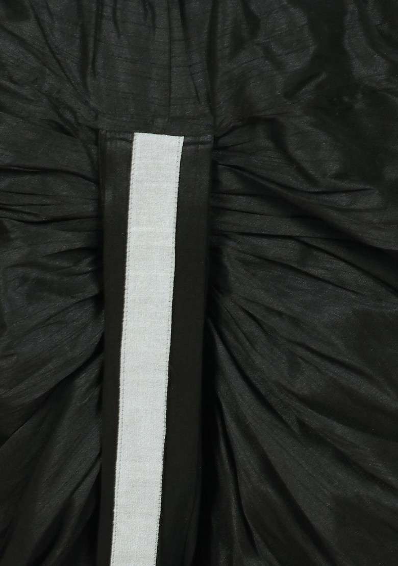 Silver Solid Blended Kurta Dhoti Set For Boys - Indya
