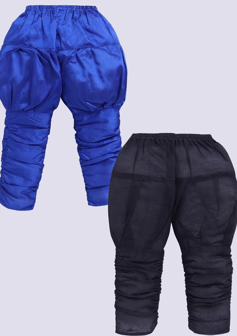 Multi Solid Silk Kurta Set For Boys - Indya