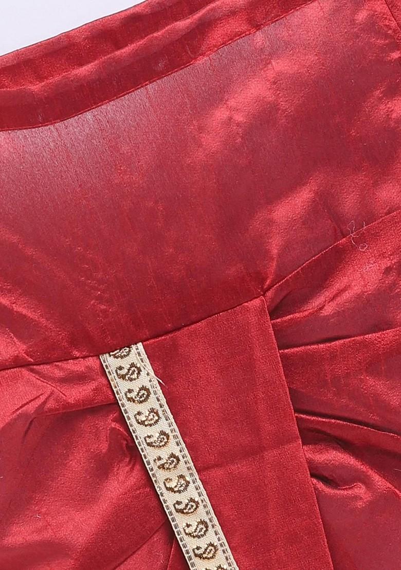 Black Embroidered Blended Kurta Dhoti Set For Boys - Indya