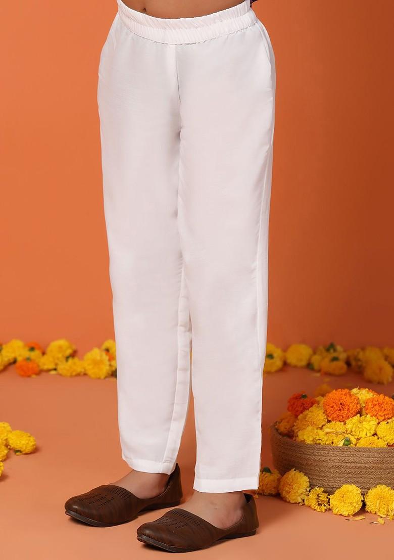 Black Printed Blended Kurta Set For Boys - Indya