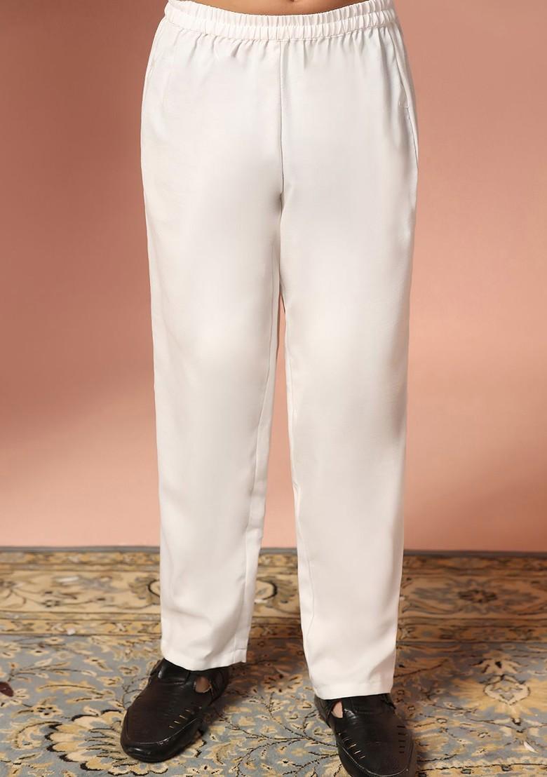 Green Printed Blended Kurta Set For Boys - Indya