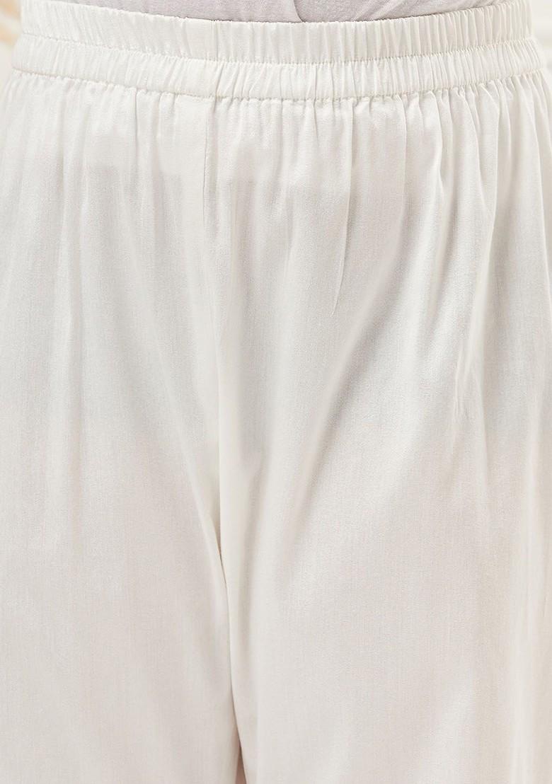 Green Printed Blended Kurta Set For Boys - Indya