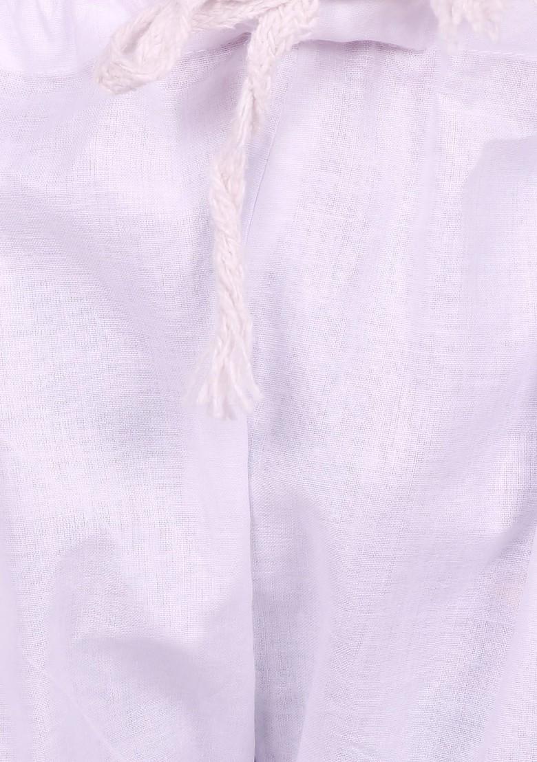 Blue Solid Blended Kurta Set For Boys - Indya