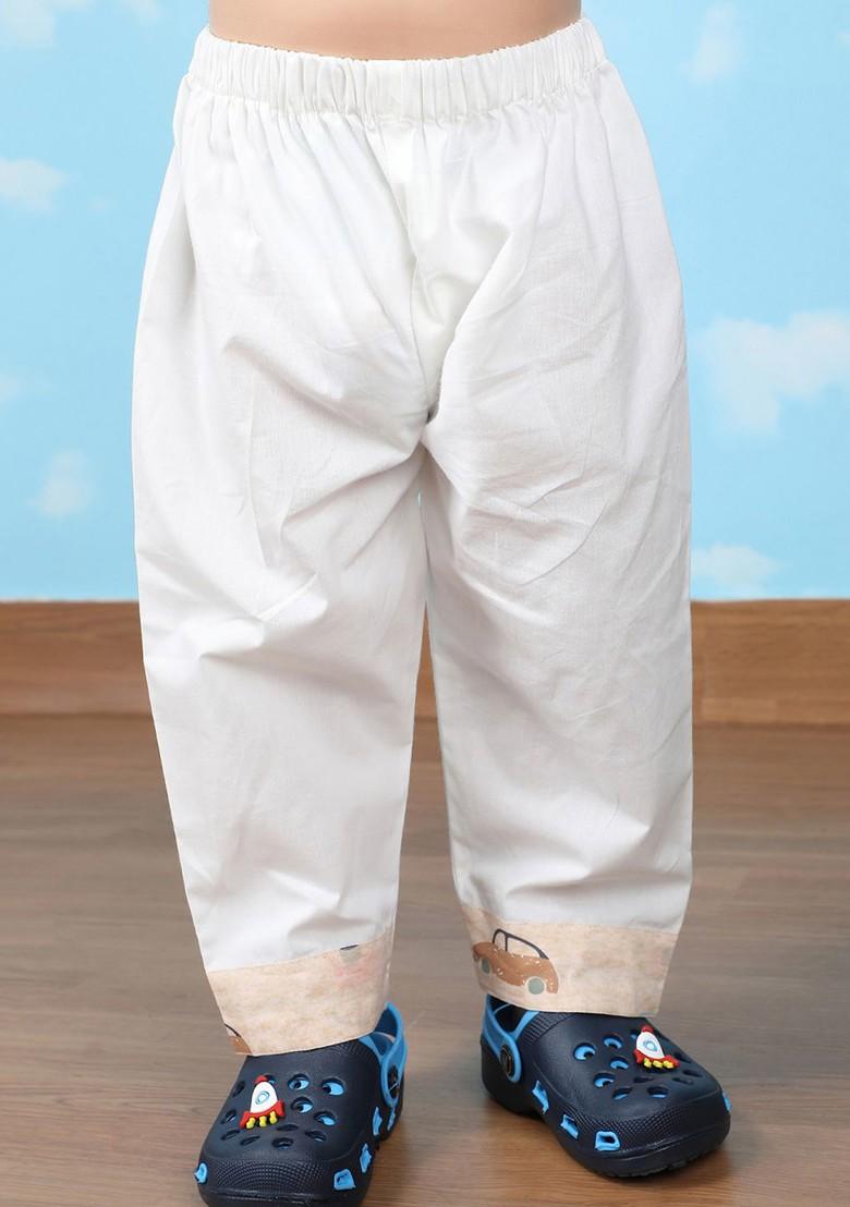 Brown Printed Cotton Kurta Set For Boys - Indya