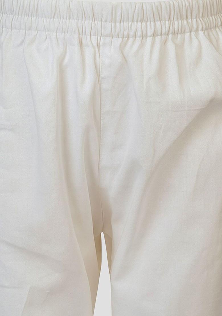 Purple Solid Cotton Kurta Set For Boys - Indya