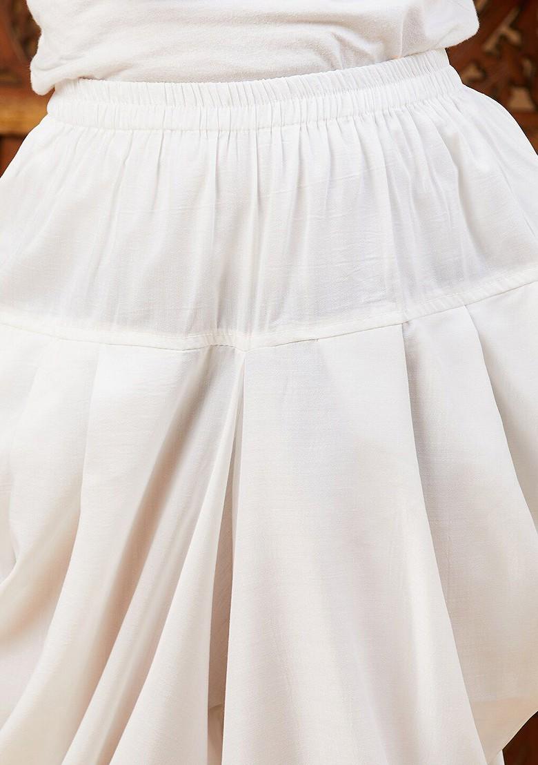 Yellow Printed Blended Kurta Dhoti Set For Boys - Indya