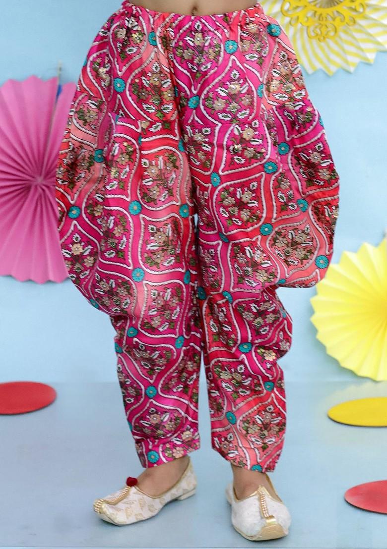 Blue Gotta Patti Work Blended Kurta Dhoti Set For Boys - Indya