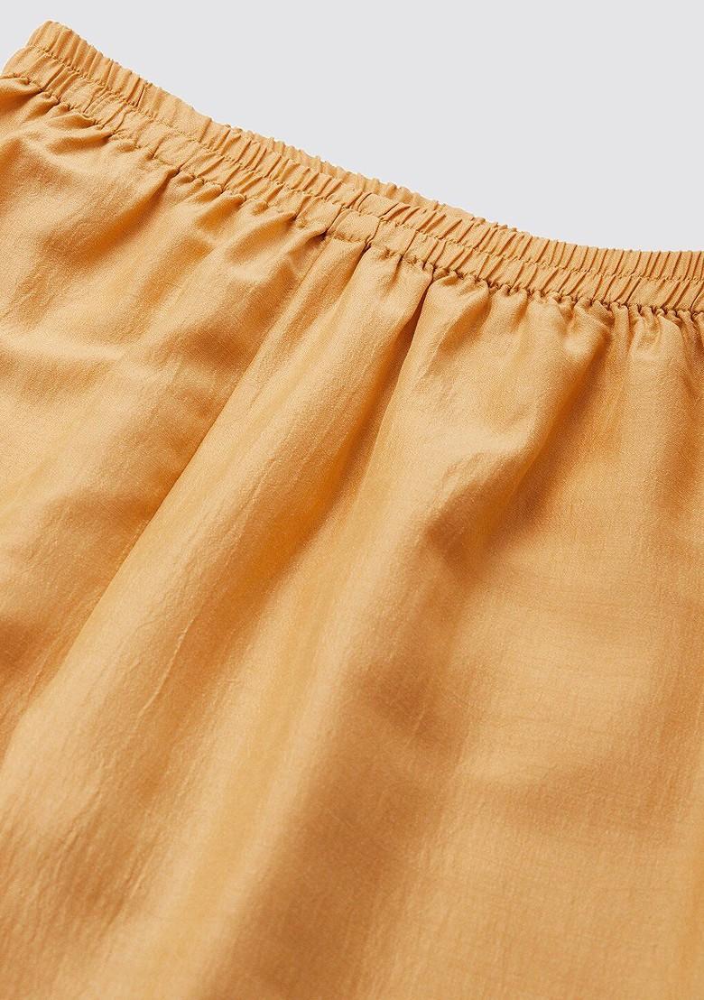 Yellow Embroidered Blended Kurta Set For Boys - Indya