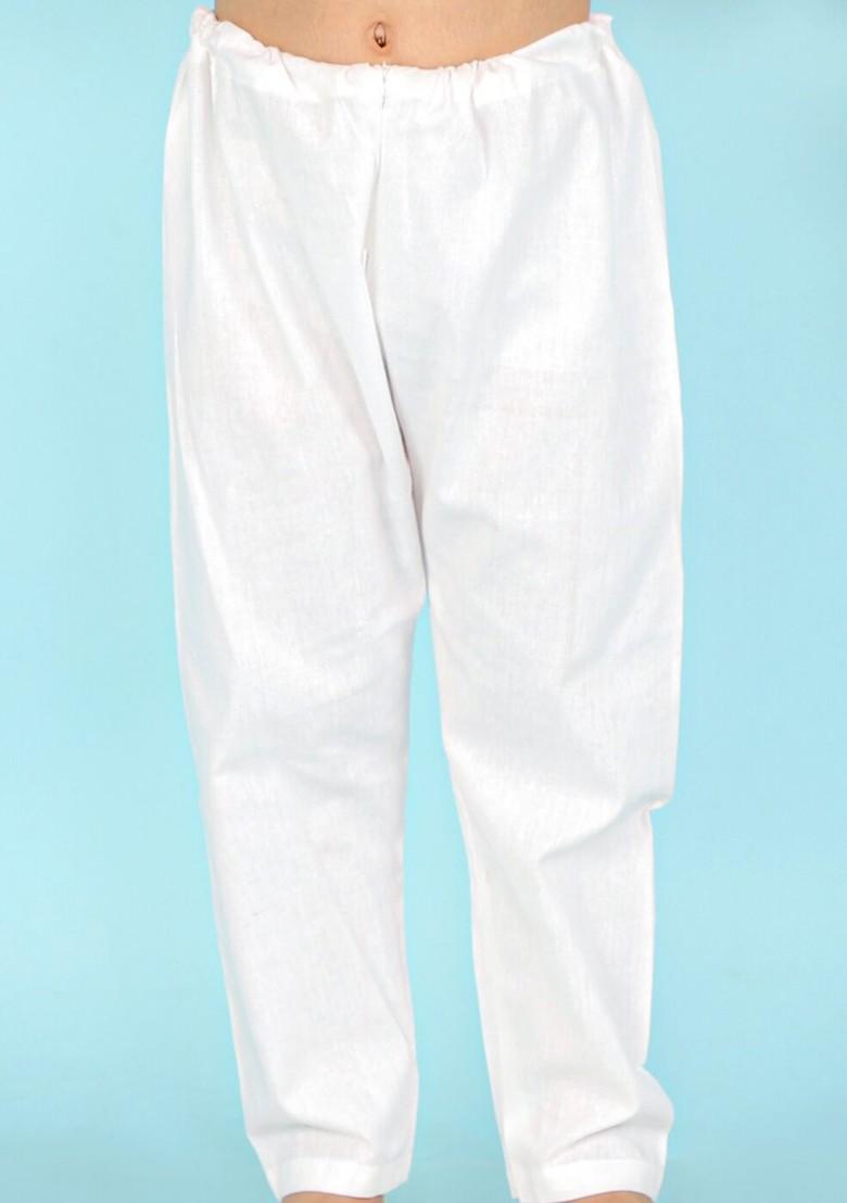 Pink Printed Cotton Kurta Set For Boys - Indya