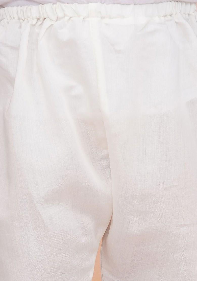 Blue Embroidered Blended Kurta Set For Boys - Indya