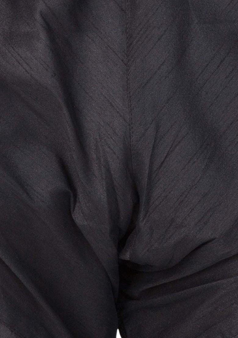 Black Embroidered Blended Kurta Set For Boys - Indya